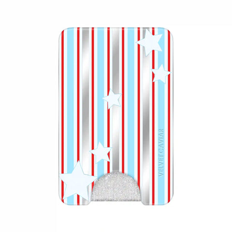 Stars & Stripes Glitter MagSafe Wallet