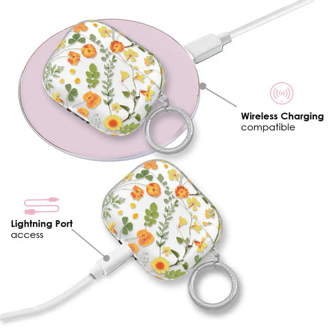 Whimsical Floral AirPod Case