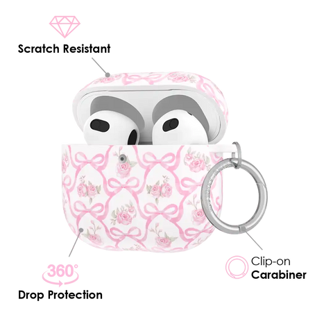 Lovely Pink Bows AirPod Case