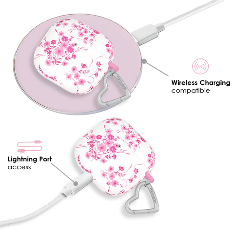 French Rose Floral AirPod Case