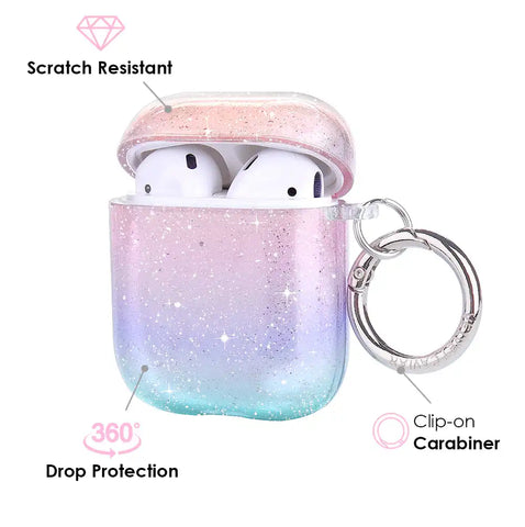Ombre Stardust Glitter AirPods Case