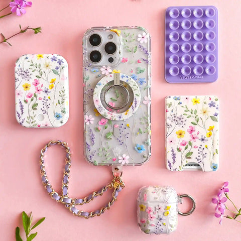 Enchanted Floral Portable MagSafe Charger Power Pack