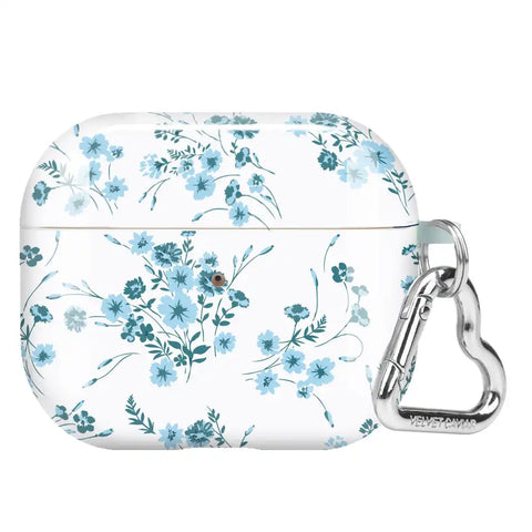 French Blue Floral AirPod Case