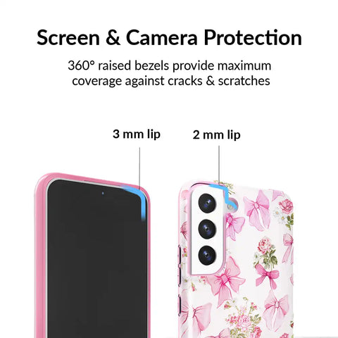 Posie Pink Bow Samsung Case