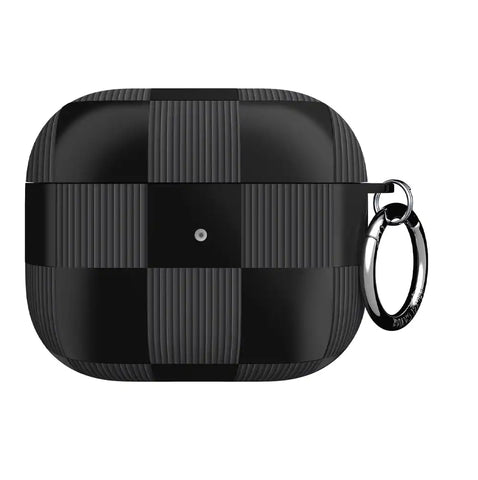 Noir Vibe Checkered AirPod Case