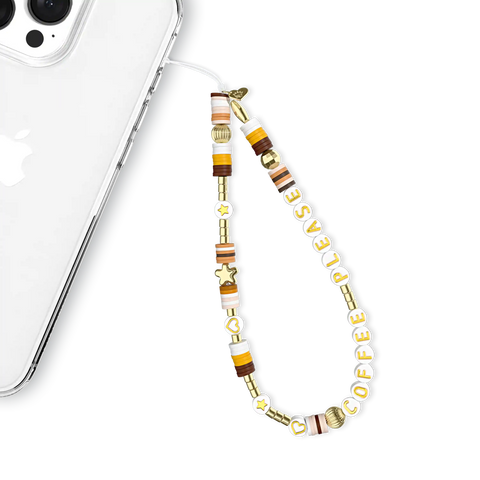 Coffee Please Phone Charm