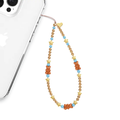 Cowboy Teddy Phone Charm