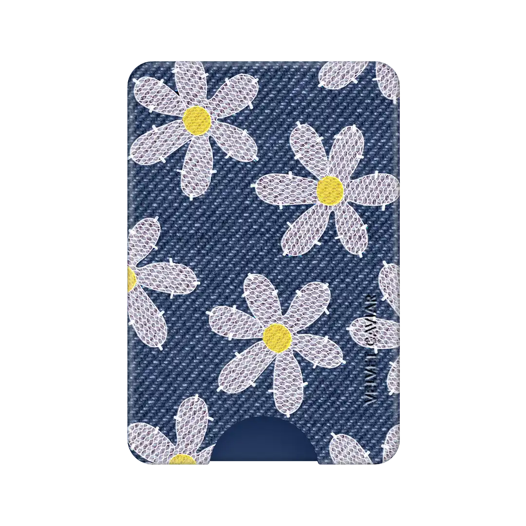 Denim Daisy MagSafe Wallet