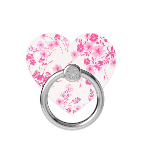 French Rose Floral Phone Ring