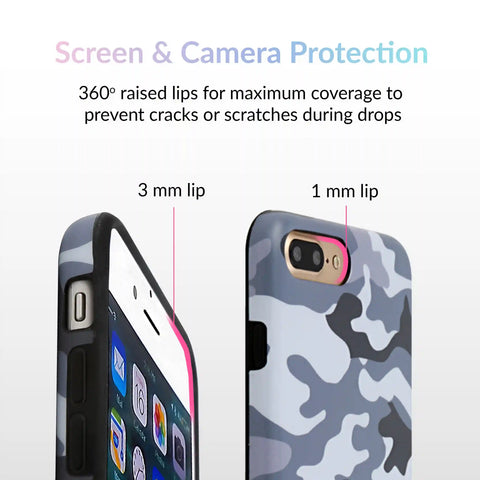 Gray Camo iPhone Case
