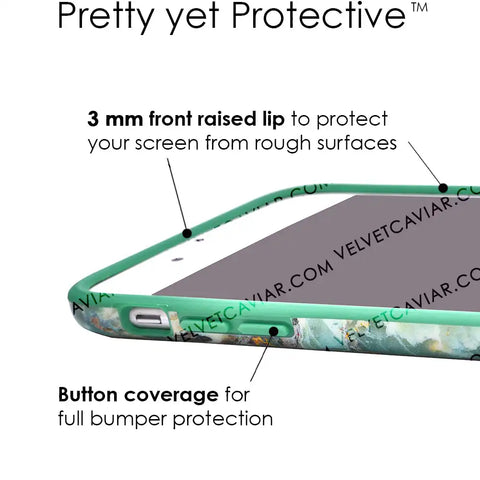 Green Emerald Marble iPhone Case
