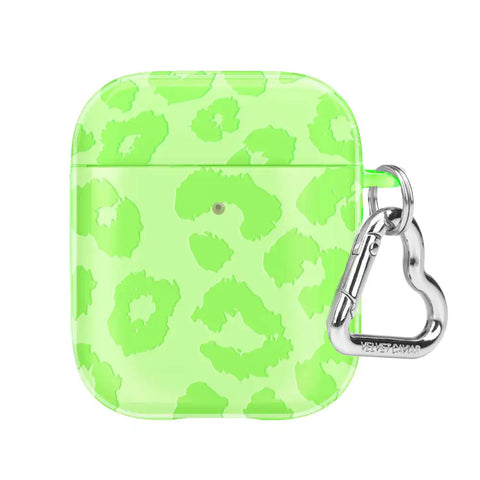 Key Lime Leopard AirPod Case