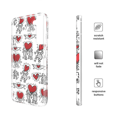 Keith Haring Heart-ist Samsung Case