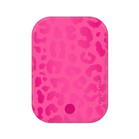 Even Hotter Pink Leopard Portable MagSafe Charger Power Pack