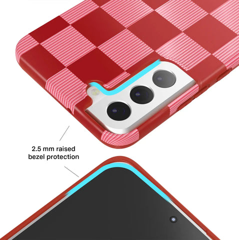 Rose Vibe Checkered Samsung Case