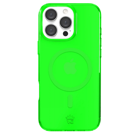 Neon Green Clear iPhone Case