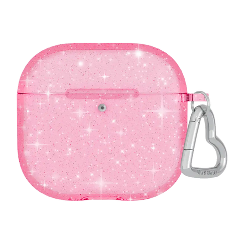 Pink Stardust Glitter AirPod Case