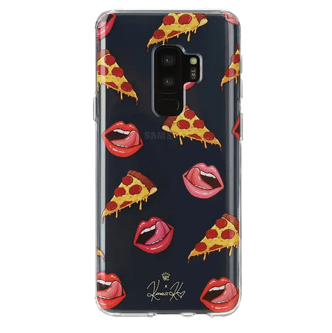 Pizza Lips iPhone Case by Kendall Vertes