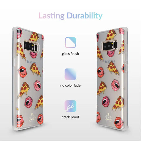 Pizza Lips iPhone Case by Kendall Vertes