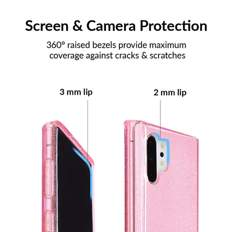 Pink Stardust Glitter Samsung Case