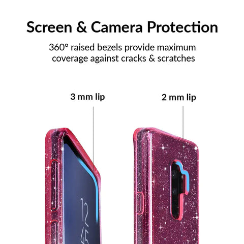 Pink Stardust Glitter Samsung Case