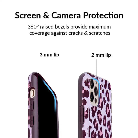 Purrfect Pink Leopard iPhone Case