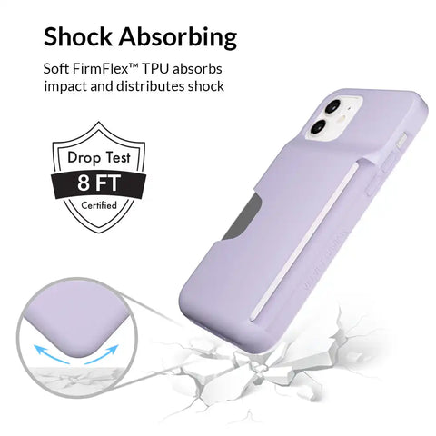 Light Purple iPhone Wallet Case