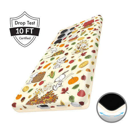 Snoopy Autumn Leaves Samsung Case