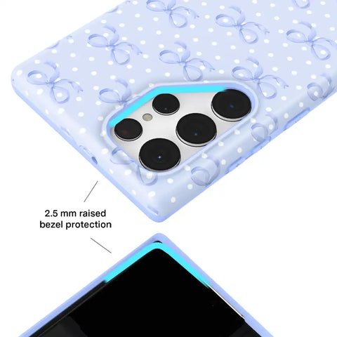 Lovely Blue Bows Samsung Case