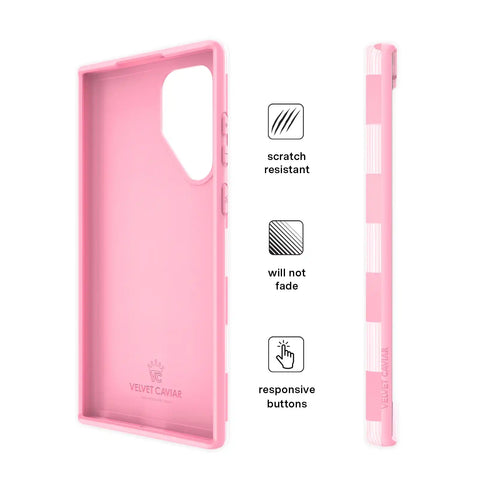 Pink Vibe Checkered Samsung Case