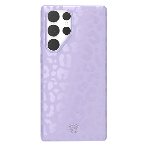 Lilac Leopard Samsung Case