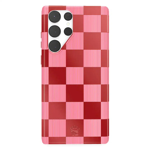 Rose Vibe Checkered Samsung Case