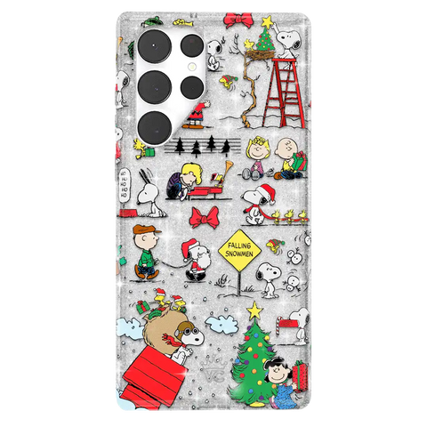 Snoopy Christmas Glitter Samsung Case