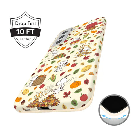 Snoopy Autumn Leaves Samsung Case