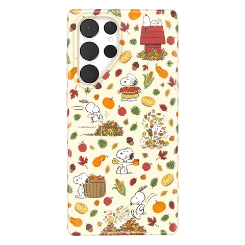 Snoopy Autumn Leaves Samsung Case