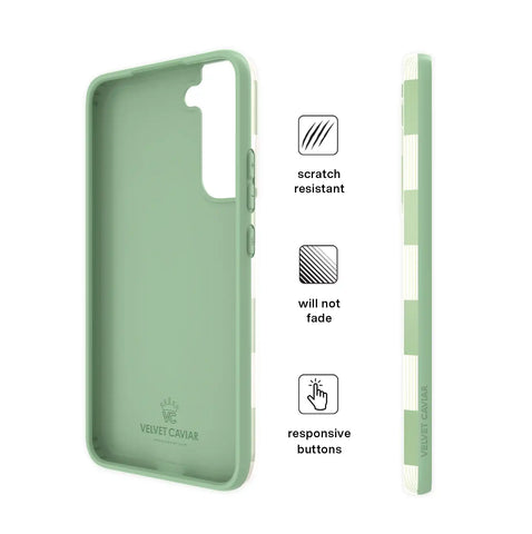 Pistachio Vibe Checkered Samsung Case