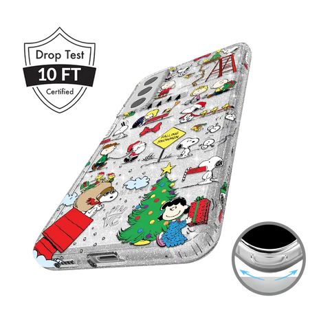 Snoopy Christmas Glitter Samsung Case