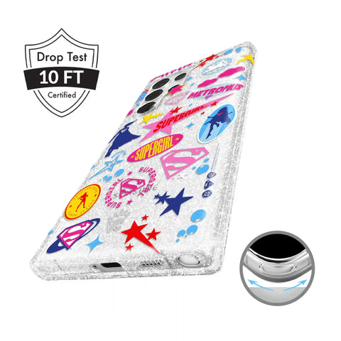 Supergirl Krypto Glitter Samsung Case