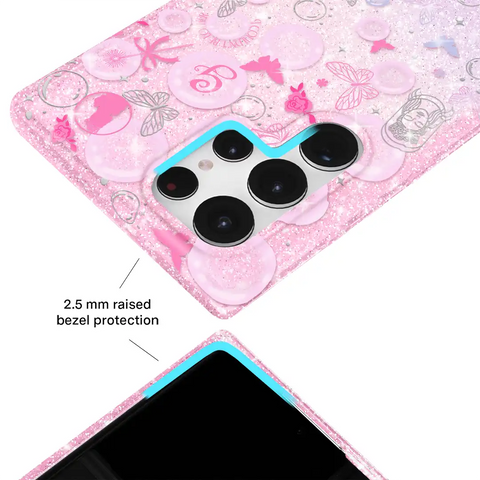 Wicked Glinda’s Bubble Glitter Samsung Case