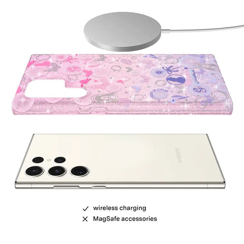 Wicked Glinda’s Bubble Glitter Samsung Case