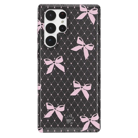 Lacy Pink Bows Samsung Case