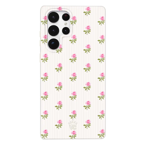 Pink Peony Floral Samsung Case