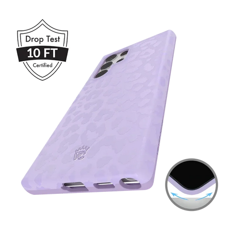 Lilac Leopard Samsung Case