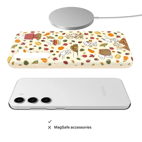 Snoopy Autumn Leaves Samsung Case