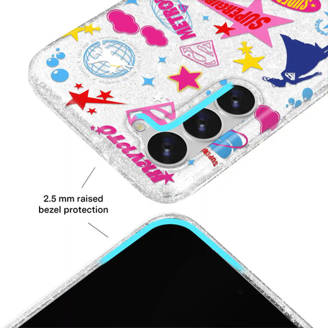 Supergirl Krypto Glitter Samsung Case