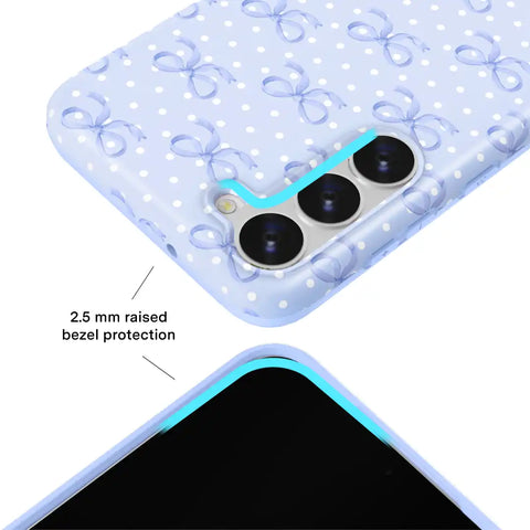 Lovely Blue Bows Samsung Case