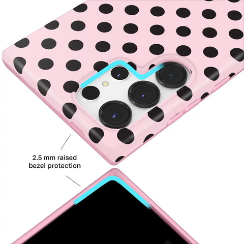 Princess Pink Polka Dot Samsung Case