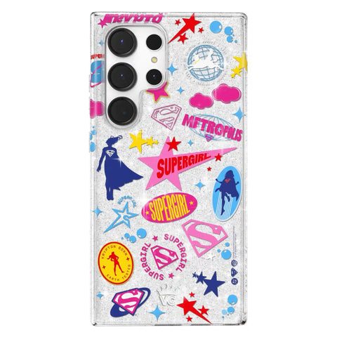 Supergirl Krypto Glitter Samsung Case