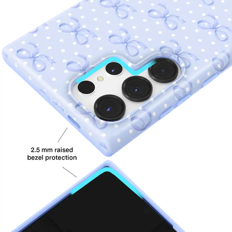Lovely Blue Bows Samsung Case