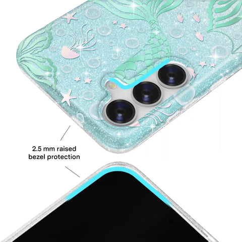 Mermaid Glitter Holo Samsung Case